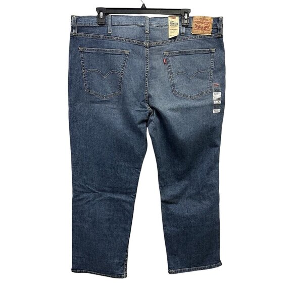 Levi's 559 Relaxed Straight Men's Big and Tall Jeans Size 44 x 30 Steely Blue - Picture 1 of 9
